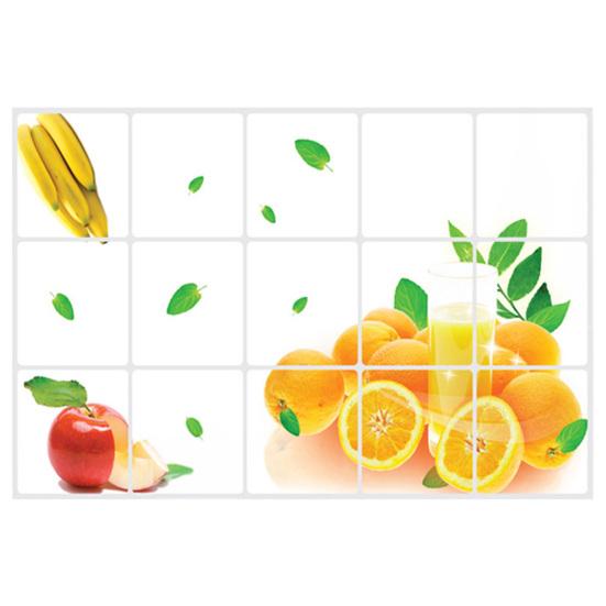 Oil Proof Kitchen Wall Sticker Stove Splash-Proof Wall Protector Waterproof Heat Resistant Self-Adhesive Sticker for Kitchen Dining Room Countertop Size#M