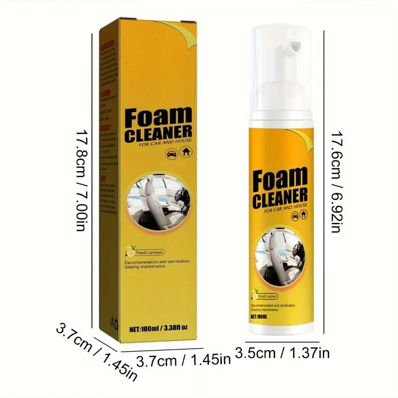 Multi functional foam cleaner supplies Automotive interior powerful decontamination roof leather seat cleaner Accessories