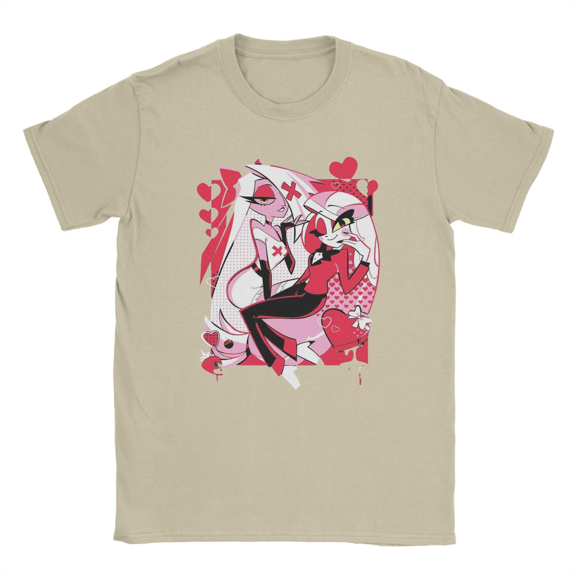 

Новая мужская футболка Hazbin Hotel Vaggie 100% хлопок Y2k аниме графические футболки мода в стиле харадзюку популярная уличная гавайская футболка 3XL