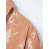 Summer New Tie-dye Lapel Short-sleeved Men's Beach Casual Sports All-match Shirt