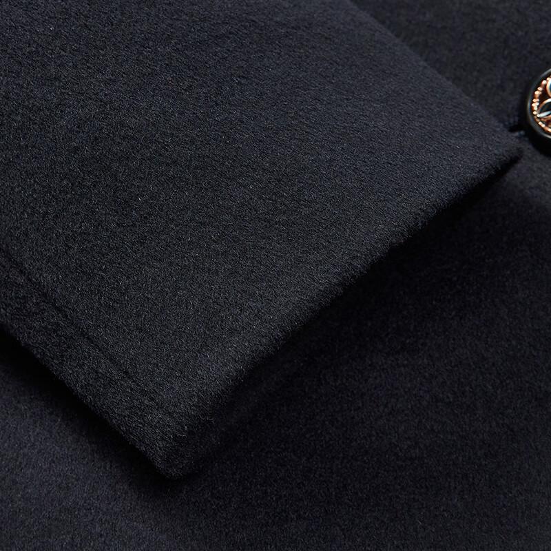 Taluoman Women's Professional Wool Blend Mid-length Overcoat