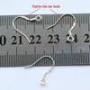 S925 Sterling Silver Plain Ear Cuff Hook Stud Earrings - DIY Jewelry Accessories