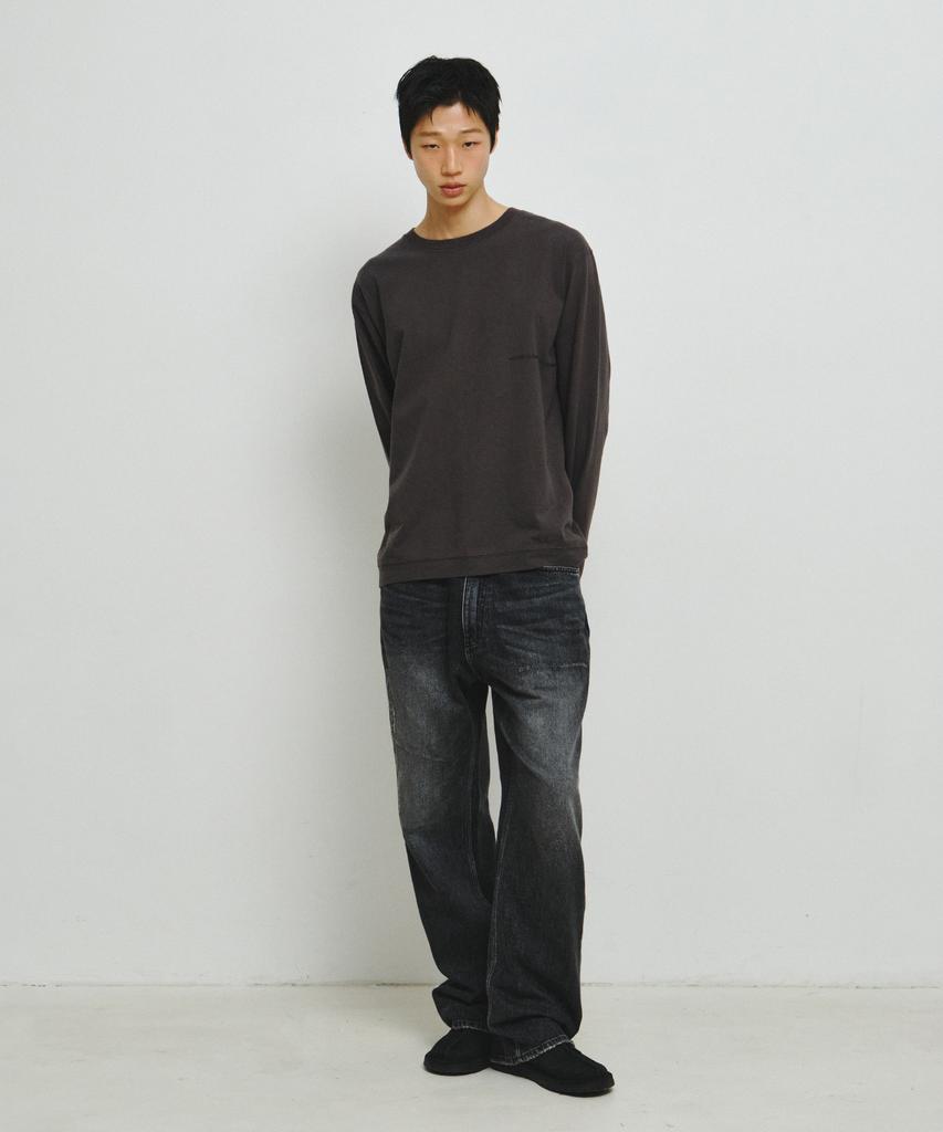 ENDOOR Finger Hole Stitch Long Sleeve (Dark Gray)