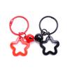 Vibrant Star Acrylic Keychain & Earphone Case Charm for Couples