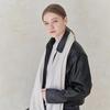 Dal Cashmere Premium Cashmere 100 Knit Scarf Ivory