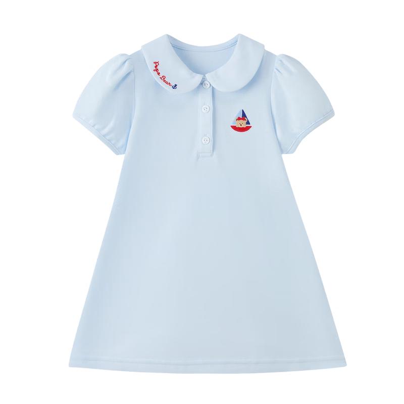 PawinPaw Cartoon Bear Baby Girl A-Line Summer Dress 90