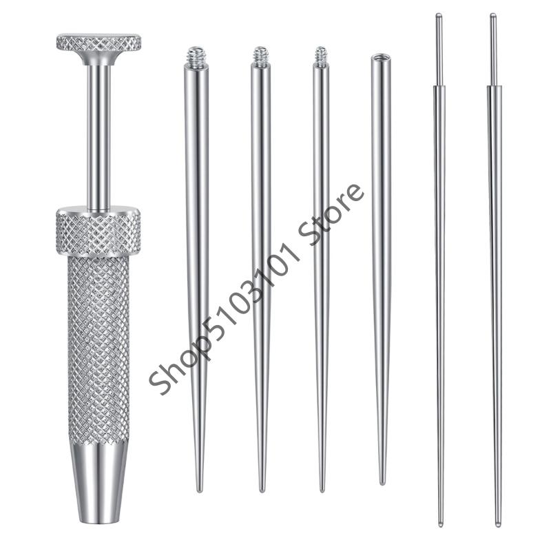 Taper Insertion Pin Tool Internal Thread Piercing For Tragus Lip Nose Piercing Stretching Tool Jeweler's Pick Up Tool