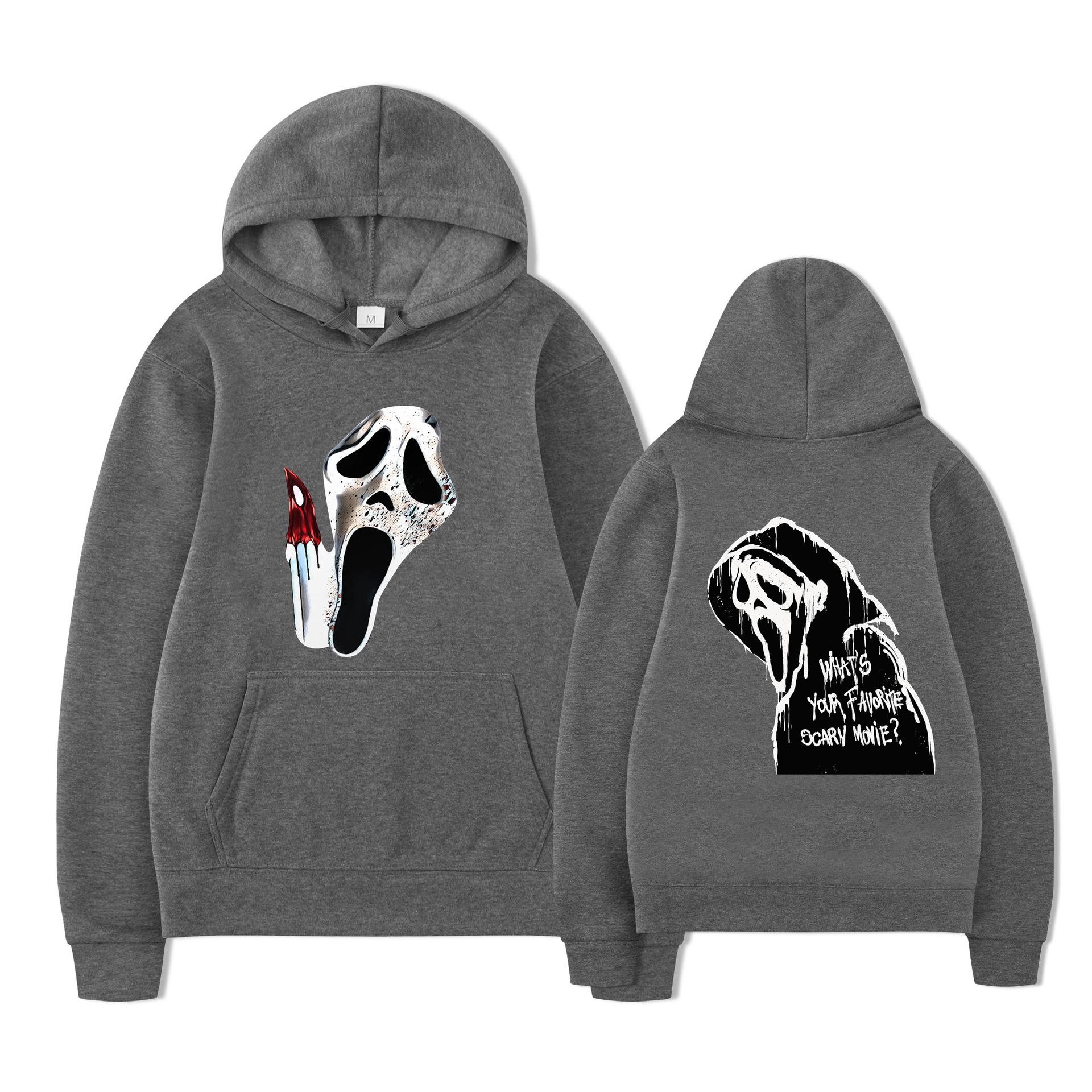 

Толстовка VI Ghostface Осень Зима Флис Уличная одежда Топы S