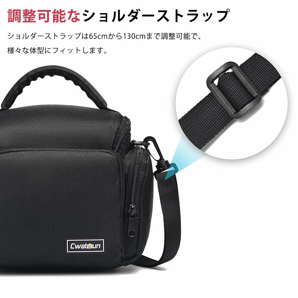 Cwatcun Waterproof SLR Camera Large Stylish Everyday Business Small Item Ideal for Photographers and Vloggers Bag, Capacity, Bag, Lightweight, Travel,