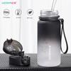 350ml Sport Water Bottle Girls Kid Portable Leakproof Frosted Plastic Shaker Drink Cup Time Marker Outdoor Tour Student BPA