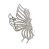 Große Metall-Haarklammer für Damen High-End-Design Strass Schmetterling Stil Haaraccessoires für Hochsteckfrisuren und Haarstyling