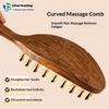 39 Teeth Head Massage And Gua Sha Tool Long Handled Massage Comb Scalp Head Meridian Comb Thickened Wide Wooden Comb