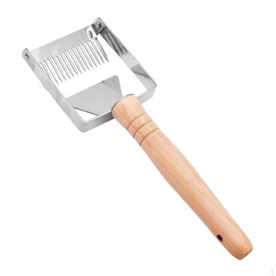 Horquilla ajustable para desopercular miel, herramienta de apicultura para la recolección.