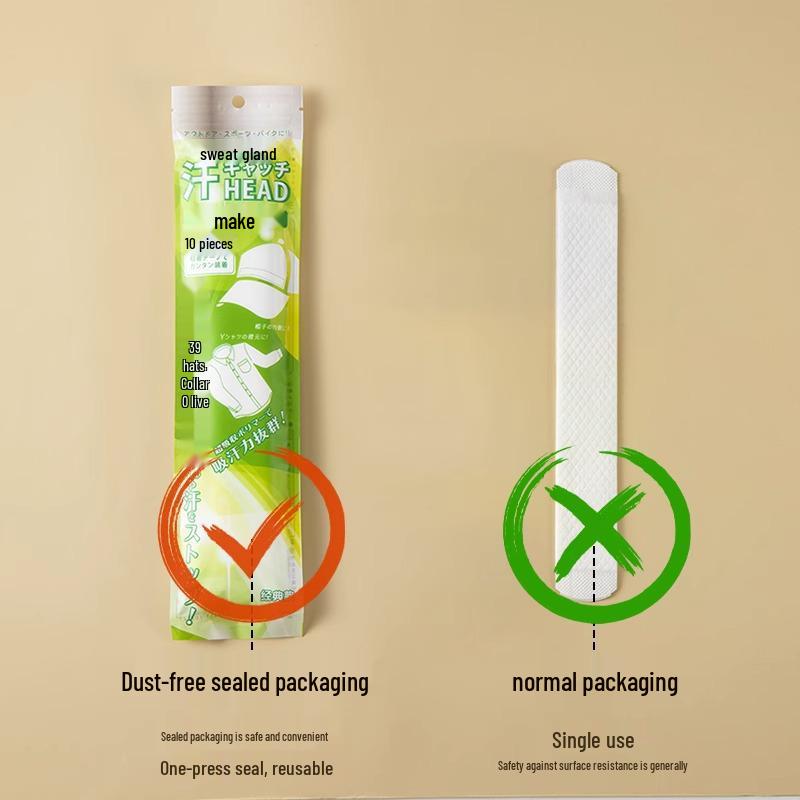 Anti-Stain Sweat-Absorbing Stickers for College Dorms - 10 Pack