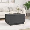 Day and Night - Day and Night Solid Gray Pine Wood Coffee Table 60x50x35 Cm