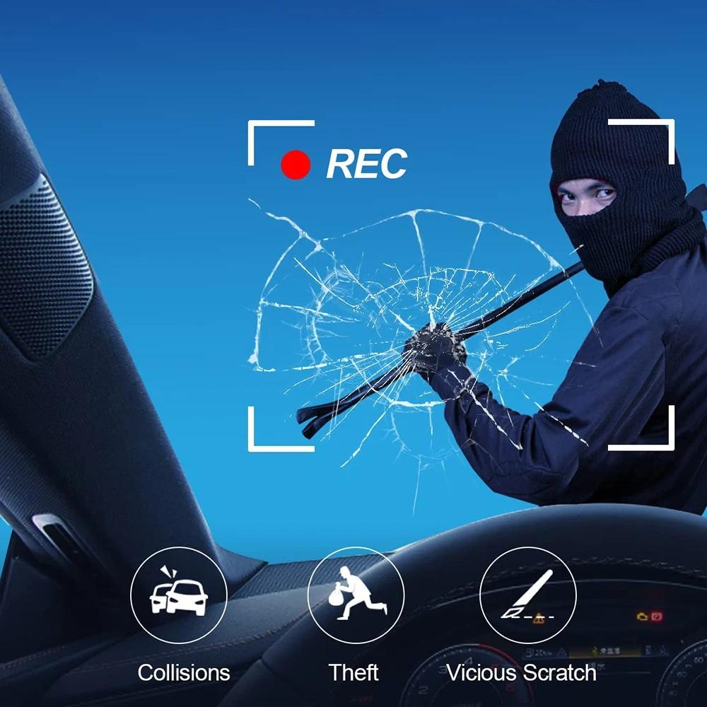 3 Channel Dash Cam for Car Camera 1080P Video Recorder Dashcam Black Box Dual Lens Inside Car DVR Rear View Camera Car Accessory