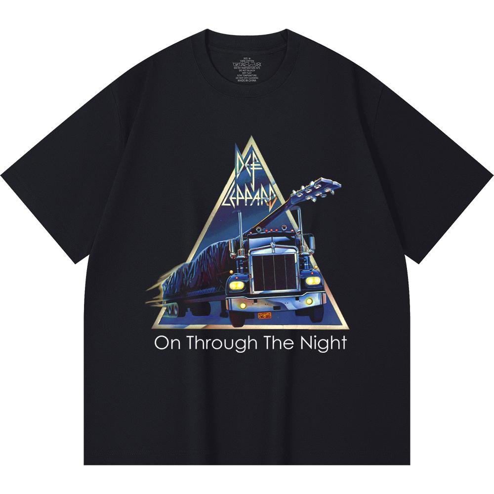 230 Gsm 100% Cotton Heavy Metal T-Shirt Rock Band Popular Music Print Unisex Heavy Cotton T Shirt
