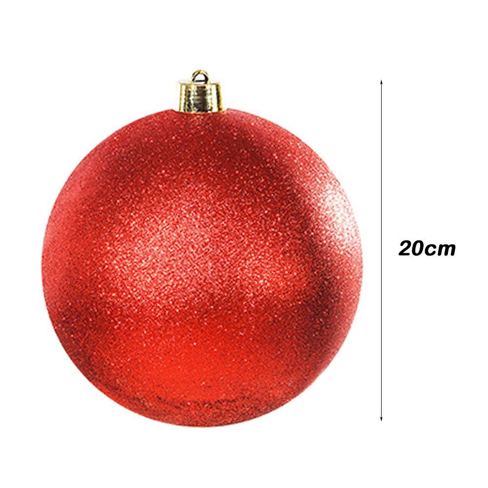 Plastic Christmas Ball 15CM Holiday Decorations Big Christmas Tree Balls  New Year's Day
