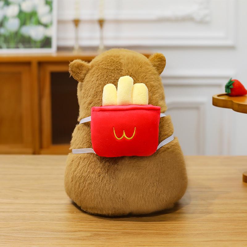 Cartoon Capybara Plush Toy Couple - Cute Small Gift Doll
