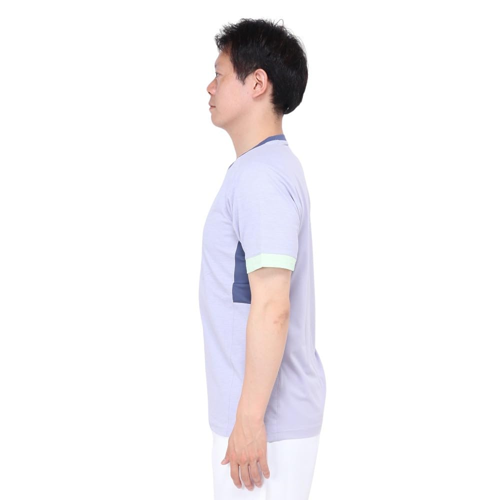 Short Sleeve Game Shirt Mist Blue M [Yonex] (Fit Style) (406)