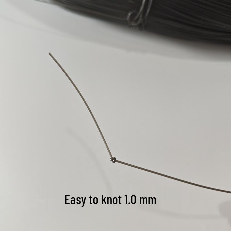 High-Strength Deep Gray Nylon Monofilament Fishing Line and Net Mending Thread