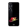 Case for Oppo A78 5G Nike Colorful Logo Black Front