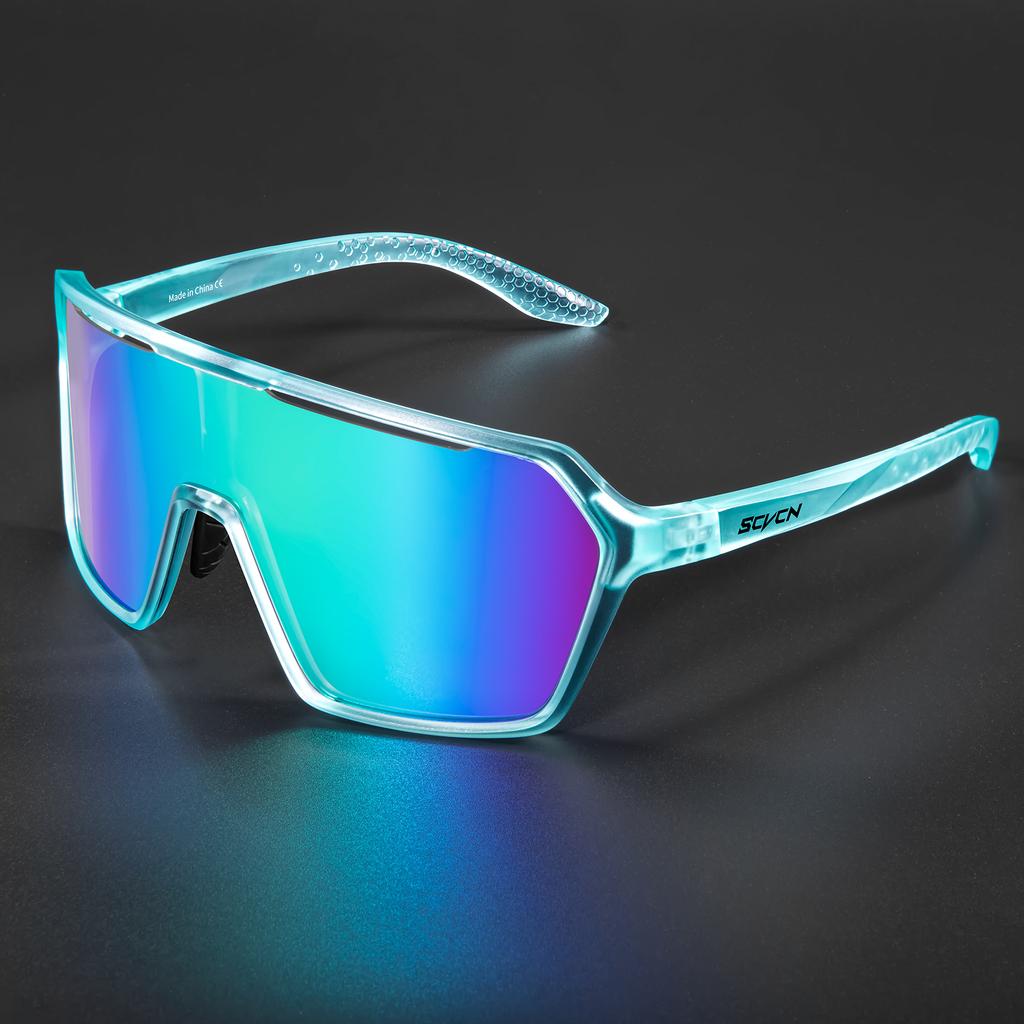 SCVCN Rosa Wanderbrille Fahrradbrille Sonnenbrille für Männer Photochrome Damen Mountainbike Radsportbrille UV400 MTB
