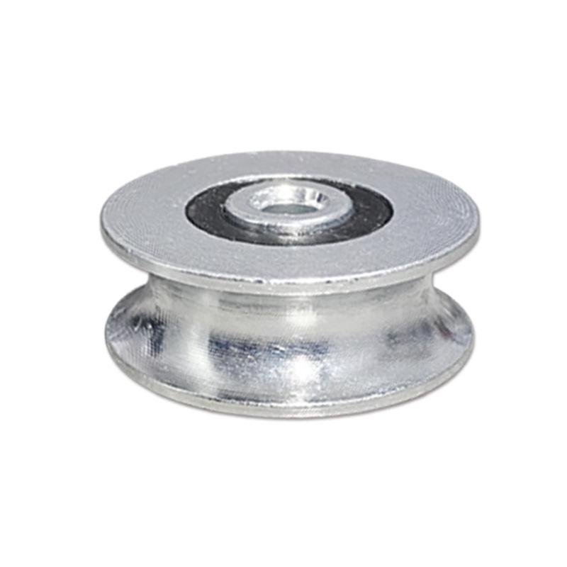 V-Shape Bearing Pulley, Steel Wire Rope Roller, Crane Hardware, U-Shape Groove Wheel.