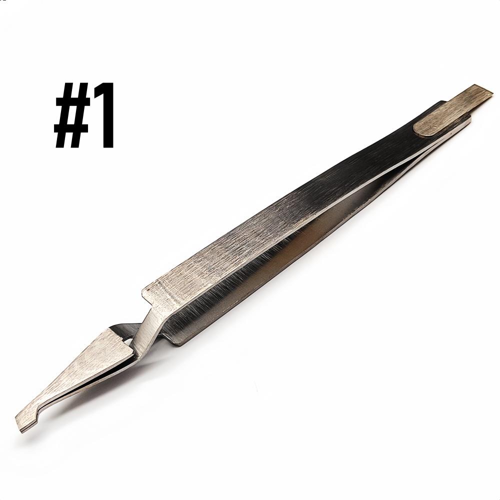 1 kus Zubní ortodontická pinzeta na lepení závorek, pinzeta na lepení bukální trubice, držák pinzety, umisťovací nástroj