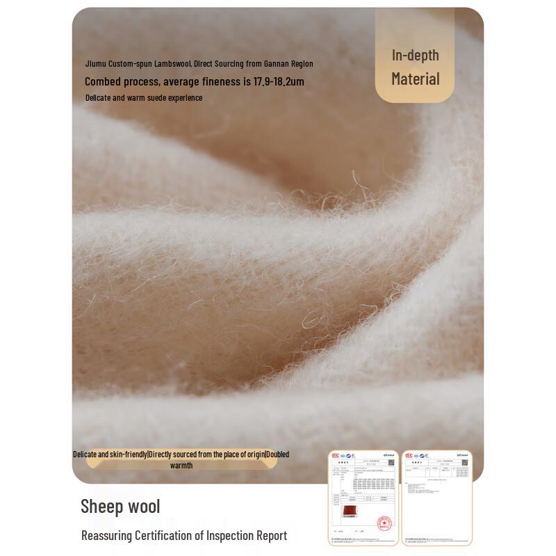 JIUMU Women's Chinese Style Bamboo Embroidered Wool Scarf