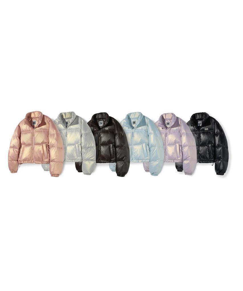 Cgp [24 Ver.] (Women'S) Rds Glossy Duck Down Puffer Short Padded Jacket_Lavender