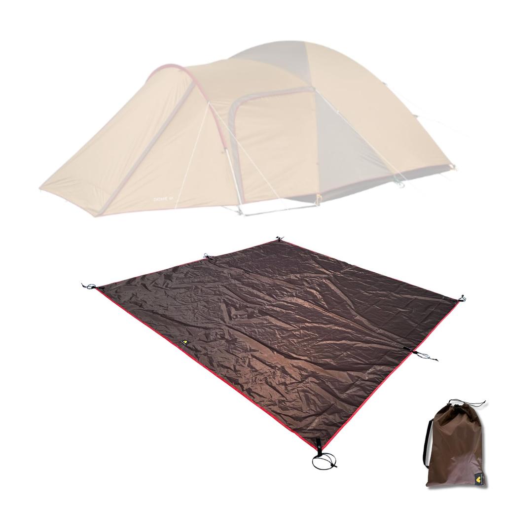MECH CAMP Ground Sheet Tent Accessory Waterproof Sheet Footprint with Grommets and Storage Bag Outdoor Camping body not included Peak Dome M