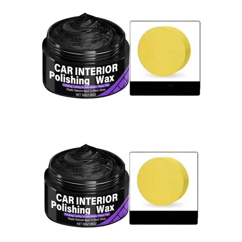 Interior Plastic Parts Polishing Wax For Car Dashboard Shine Scratch Resistant Restorer Protection A2