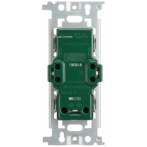 Panasonic Grounding Outlet with Embedded Earth Terminal Flat Type WN1131