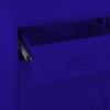 Storage Cabinet Navy Blue 80 x 35 x 101.5 cm Steel