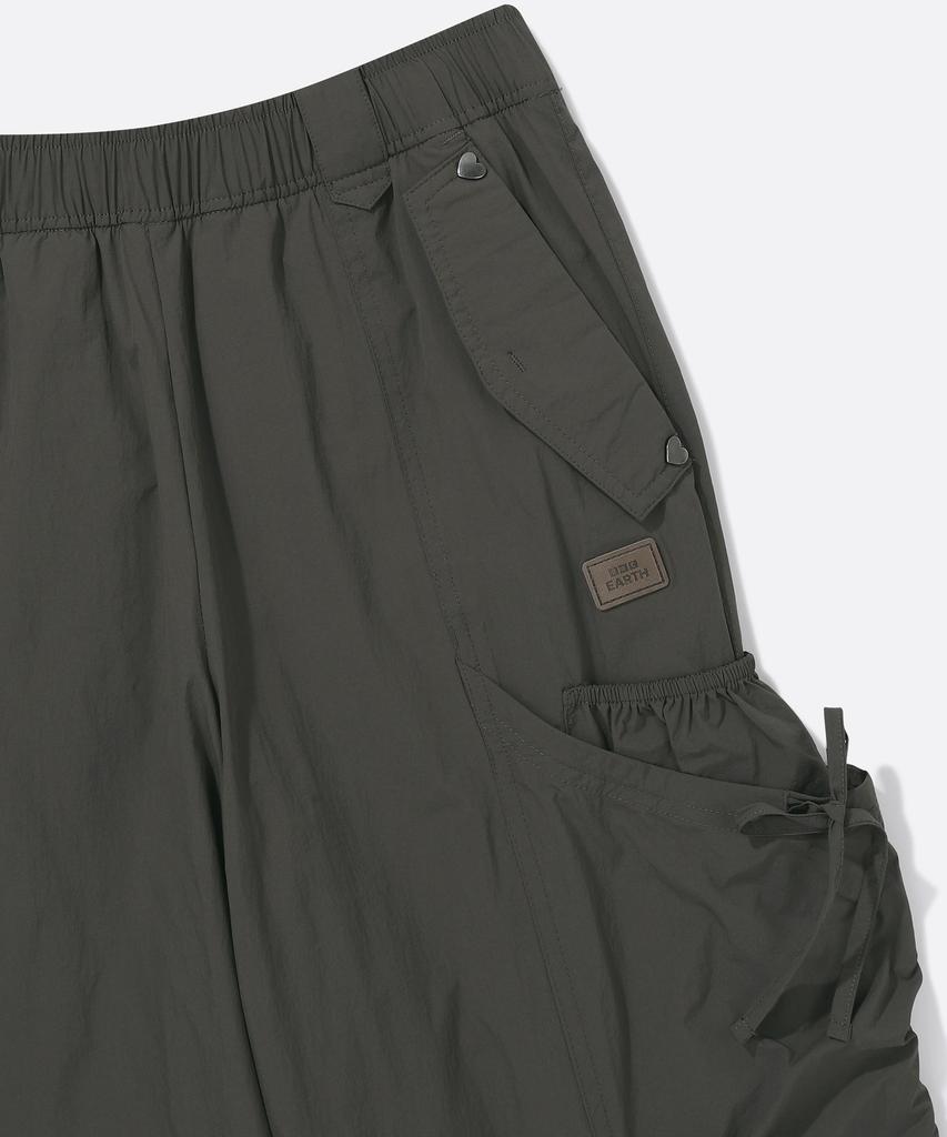 BBC EARTH Women'S Warm Fit String Pants Khaki