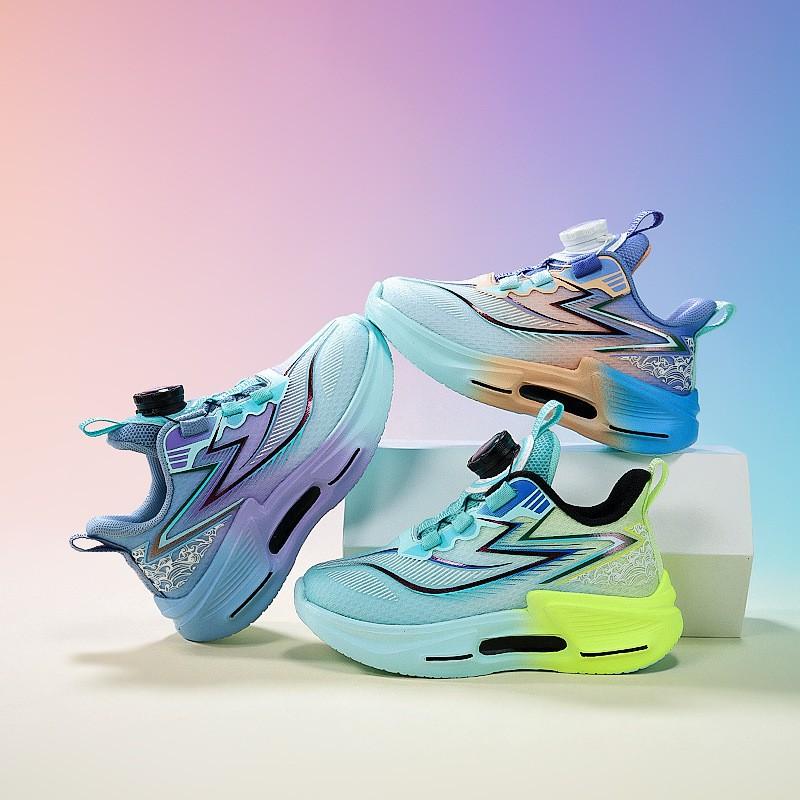 Boys Lightweight Breathable Mesh Running Shoes Kids Outdoor Indoor Sports Comfortable Cushioned Athletic Sneakers