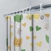 Decorate Your Bathroom With This Adorable Cat Heart Shower Curtain Set!