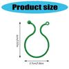 500Pcs Garden Vine Strapping Clips Plant Bundled Buckle Rings Holder Tomato Garden Plant Stand Garden Decors Accessories