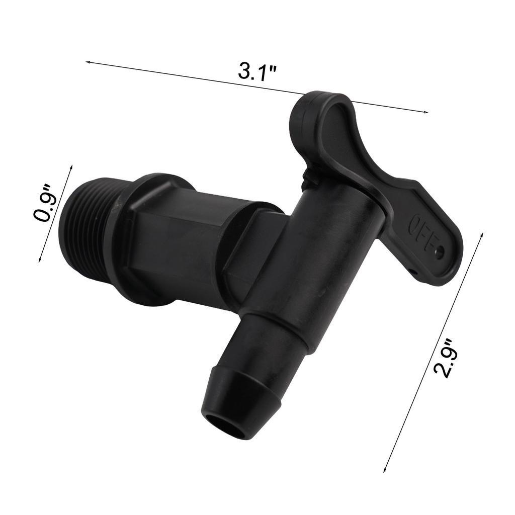 Water Butt Tap Faucet 1pcs 25.4mm Thread Adaptor Beer