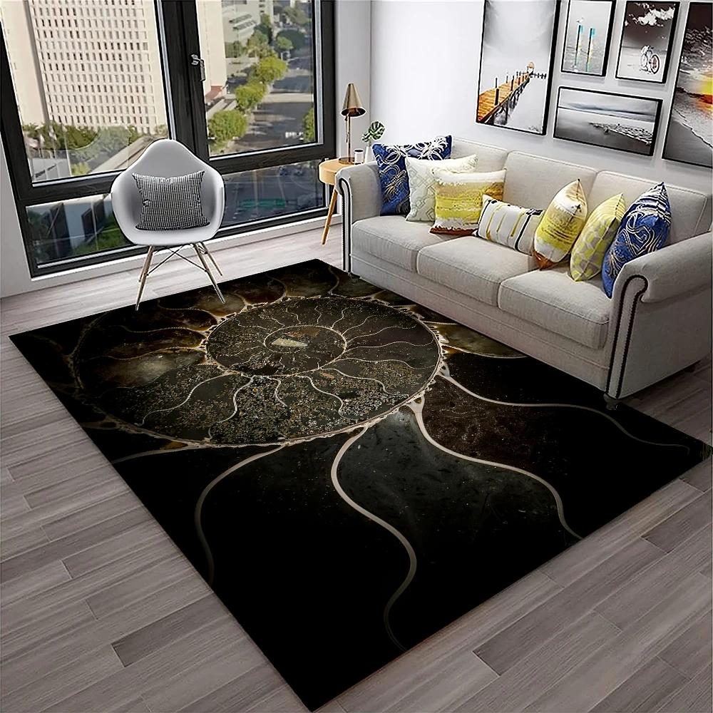 3D Dinosaur Animal Fossil Series Carpet HD Rug for Home Living Room Bedroom Sofa Doormat Decor,kids Area Rug Non-slip Floor Mat