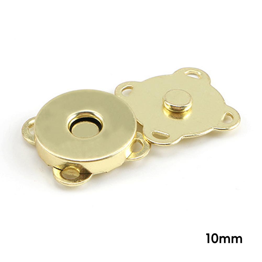 

Невидимые магнитные кнопки в форме айвы, устойчивые к коррозии, антиоксидантные, прочные металлические магнитные кнопки для сумок, одежды, аксессуаров 10mm золотой