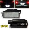 1/2PC Car Flashing Canbus Car LED Number License Plate Light For Renault Megane 3 Clio Laguna 2 Megane 3 Twingo Master Vel Satis