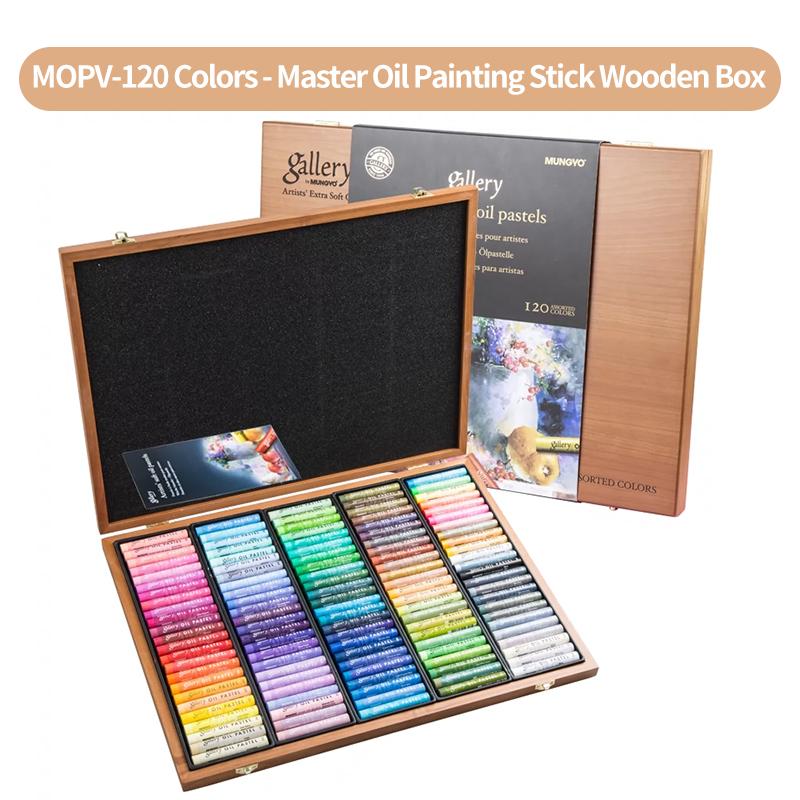 MUNGYO 72/120 Farben Weiche Ölpastelle Holzbox Buntstift Künstler/Meisterklasse Graffiti Malerei Kunst Zeichenbedarf