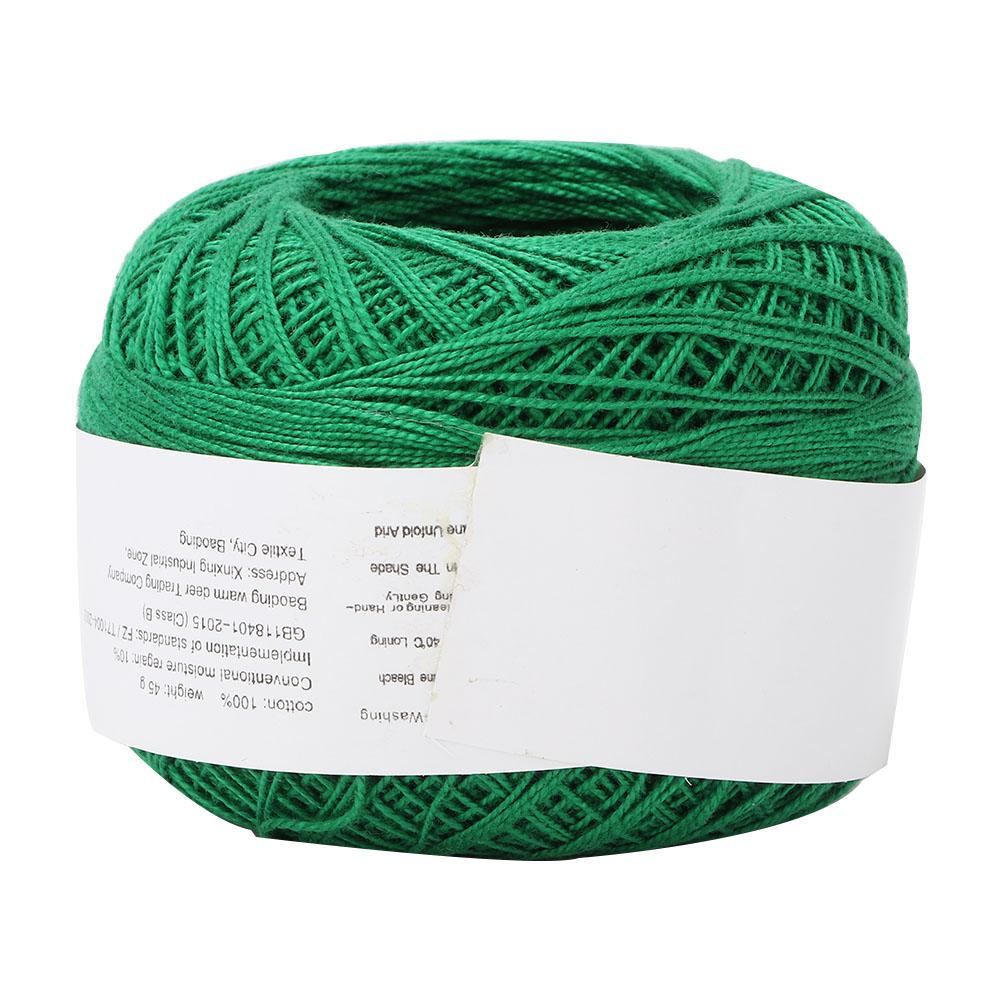 Lace Line Cotton Hand Crocheted   Silk Light Thin Line (6602 Rice White)