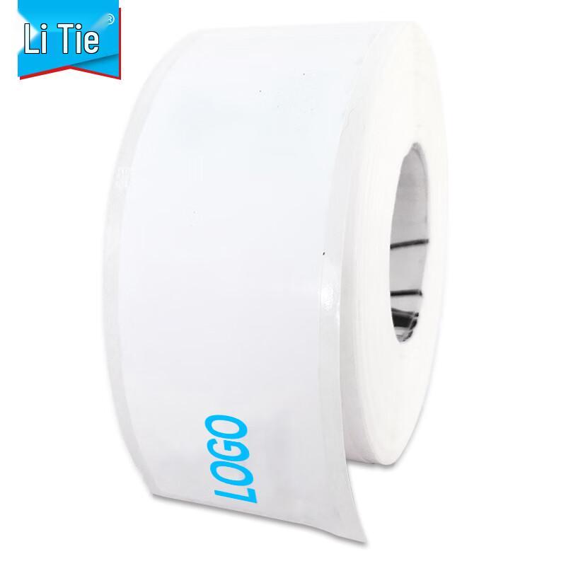 Litech SP25-75M White Flat Labels 25mm x 75mm