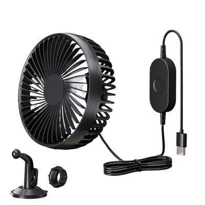USB Car Fan 3-Speed Portable Fan Car Quiet And Powerful Blower Adjustable Air Circulation For Truck SUV RV Camping