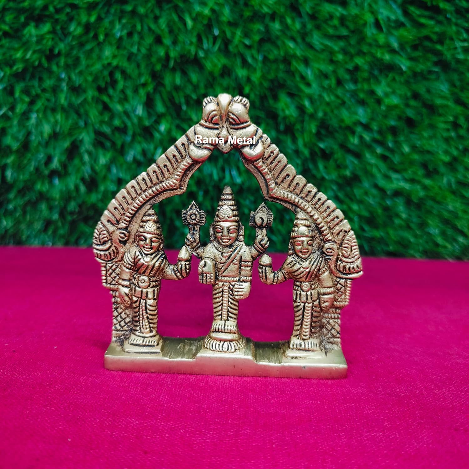 

God Perumal Sridevi Bhudevi Venkateswara Parivar Idol, Srinivasa, Govinda Murti