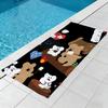 D-Dinotaeng-g CUTE CARTOON Towel Beach Quick Dry Soft Pool Towels Gift for Travel Gym Shower Camping Sports