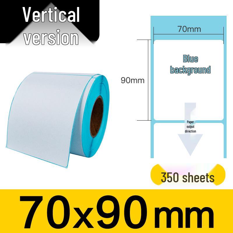 100x100x150mm Třínásobně odolný samolepicí termální papír na etikety pro tisk čárových kódů